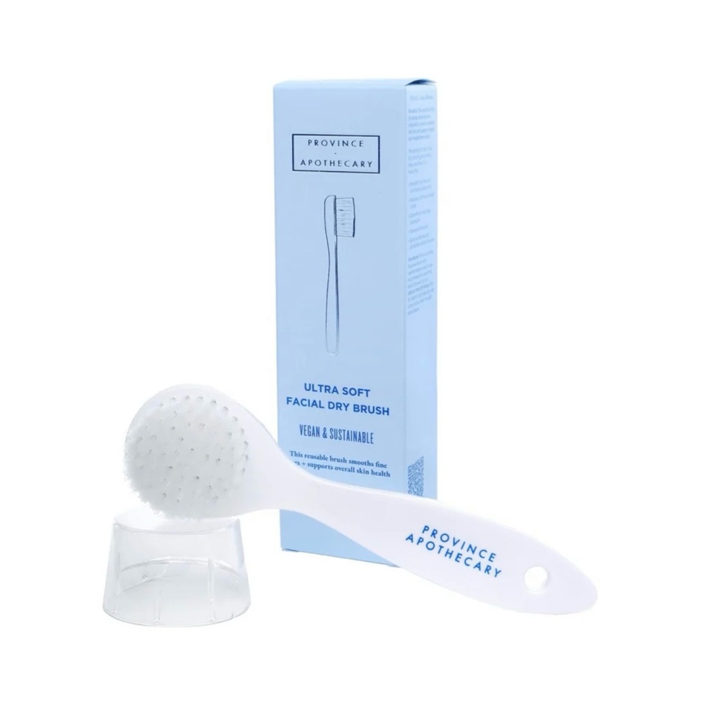 NIB Province Apothecary dry facial brush
